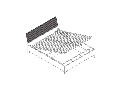 Кровать с подъемным механизмом LOZ160х200 San Gimignano фото 2