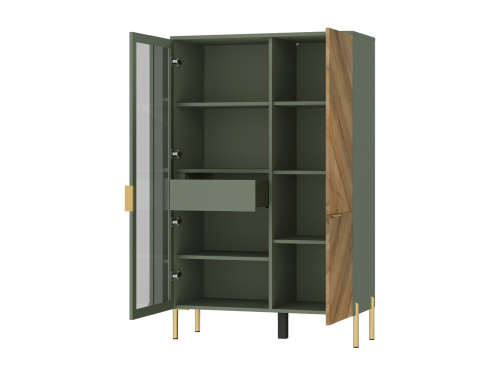 Шкаф витрина REG1W1D/140 Siena фото 3