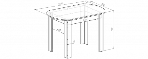 Стол "Леон-2" фото 2