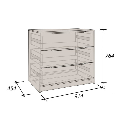 Комод “Интерио 1” СН-111.04 фото 4