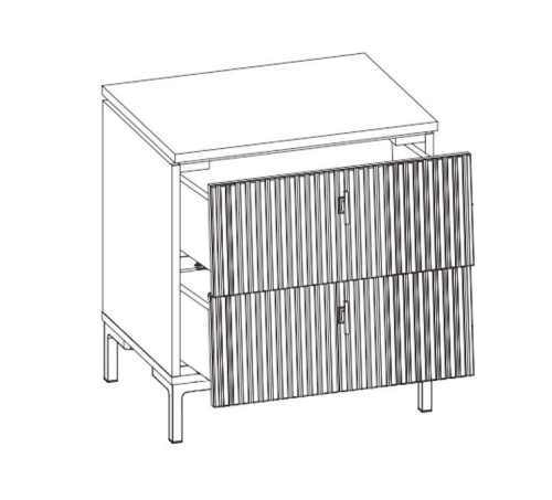 Тумба прикроватная KOM2S San Gimignano фото 3