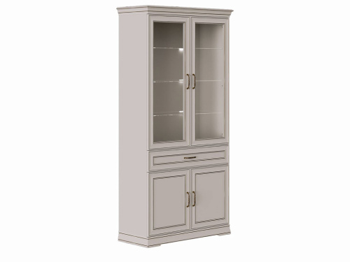 Шкаф витрина с подсветкой REG2W2D1S Florencia фото 3