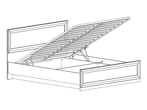 Кровать с подъемным механизмом LOZ160x200 Malta фото 2