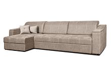 Диван-кровать угловой "Бергамо" (Велюр GRAND 2 BEIGE2)
